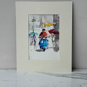 TravelArty Let's Go Hanoi - Rolled Canvas Art