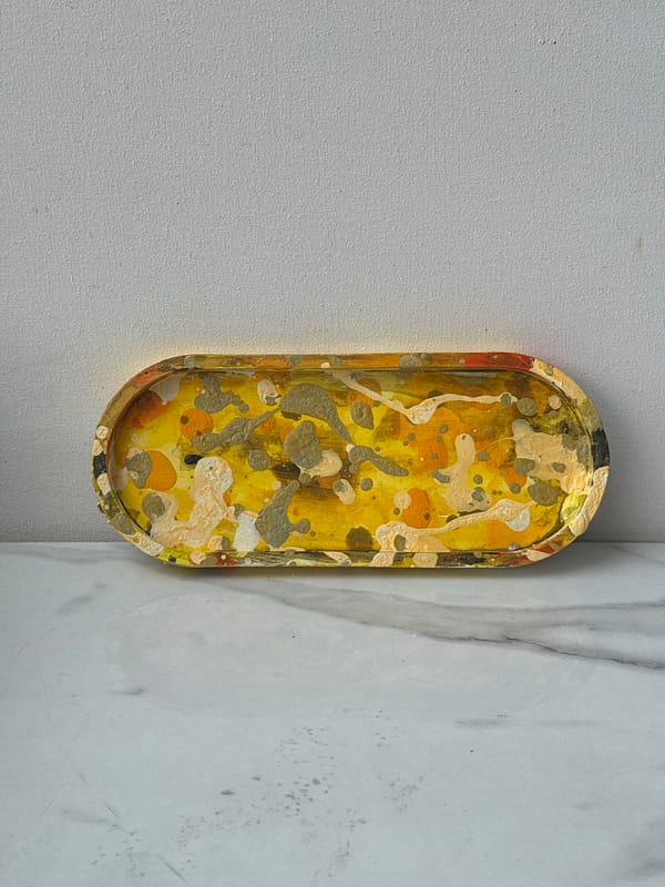 Abstract Painted Vase