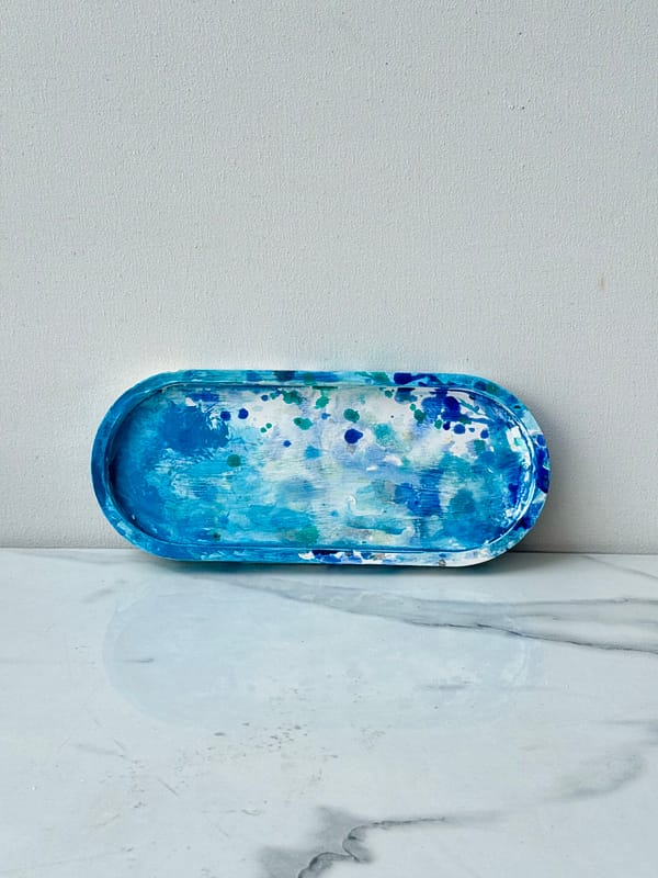 Abstract Painted Vase