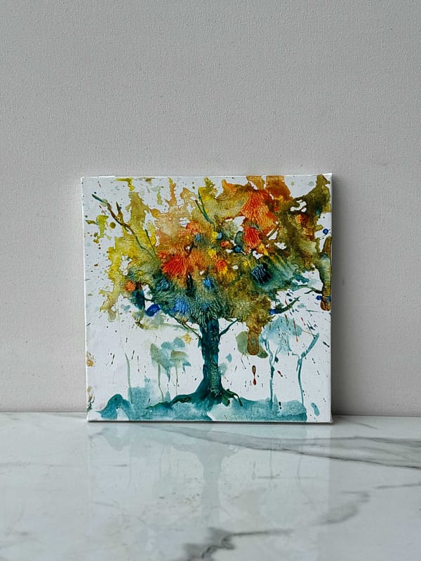 Watercolor Tree Painting - Symbolism of Nature and Transformation