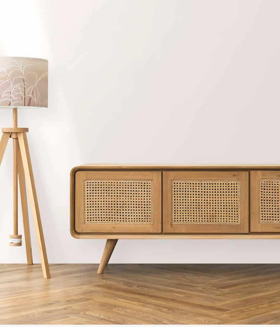 Cane Elegance TV Cabinet - Image 3